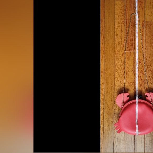 KATE SPADE Make a Splash Geranium Crab Crossbody Novelty Purse Handbag Red RARE - Picture 3 of 13